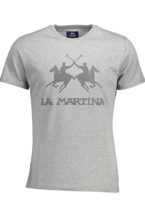 LA MARTINA T-SHIRT MANICHE CORTE UOMO GRIGIO