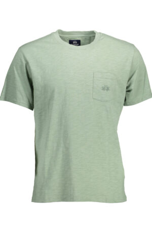 LA MARTINA T-SHIRT MANICHE CORTE UOMO VERDE