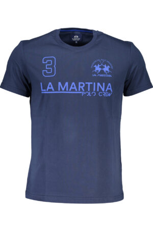 LA MARTINA T-SHIRT MANICHE LUNGHE UOMO BLU