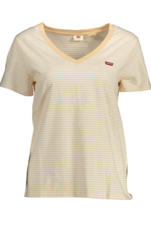 LEVI'S T-SHIRT MANICHE CORTE DONNA BEIGE