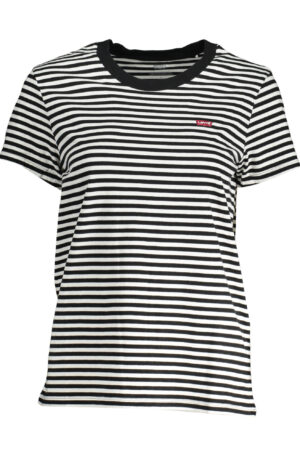 LEVI'S T-SHIRT MANICHE CORTE DONNA NERO
