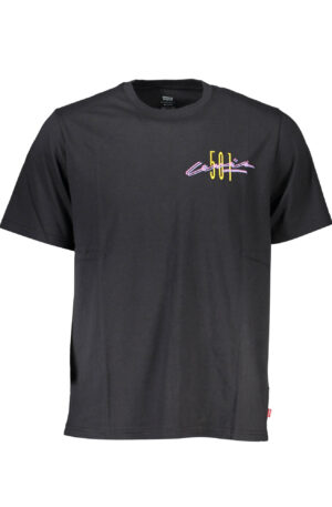 LEVI'S T-SHIRT MANICHE CORTE UOMO NERO