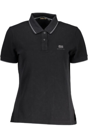 NAPAPIJRI POLO MANICHE CORTE DONNA NERO