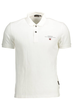 NAPAPIJRI POLO MANICHE CORTE UOMO BIANCO