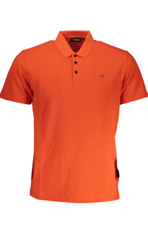 NAPAPIJRI POLO MANICHE CORTE UOMO ROSSO