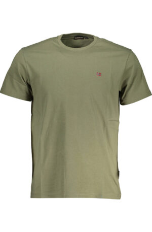 NAPAPIJRI T-SHIRT MANICHE CORTE UOMO VERDE