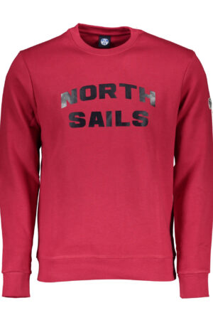 NORTH SAILS FELPA SENZA ZIP UOMO ROSSO
