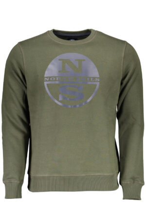 NORTH SAILS FELPA SENZA ZIP UOMO VERDE