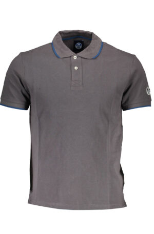 NORTH SAILS POLO MANICHE CORTE UOMO GRIGIO