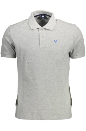 NORTH SAILS POLO MANICHE CORTE UOMO GRIGIO