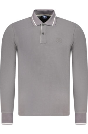 NORTH SAILS POLO MANICHE LUNGHE UOMO GRIGIO