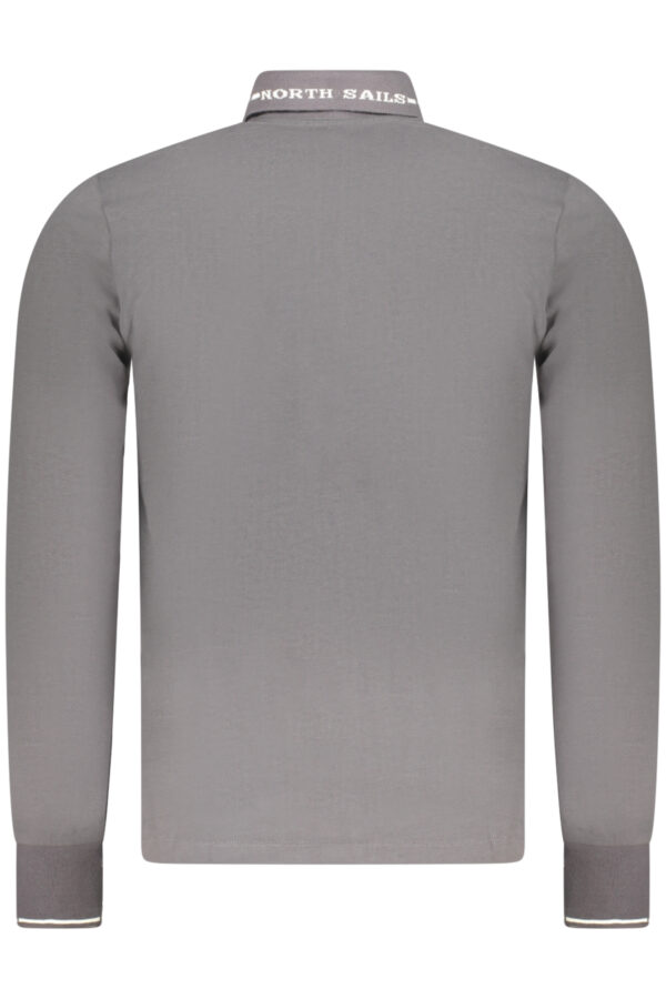 NORTH SAILS POLO MANICHE LUNGHE UOMO GRIGIO - immagine 2