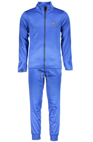 NORWAY 1963 FELPA CON ZIP UOMO BLU