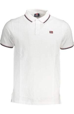 NORWAY 1963 POLO MANICHE CORTE UOMO BIANCO