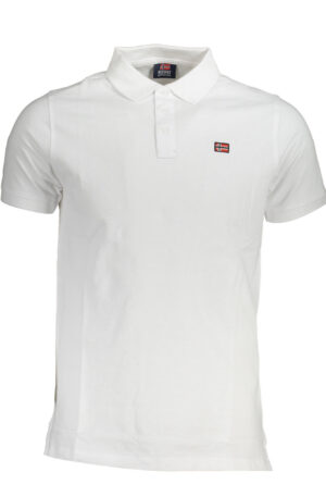 NORWAY 1963 POLO MANICHE CORTE UOMO BIANCO