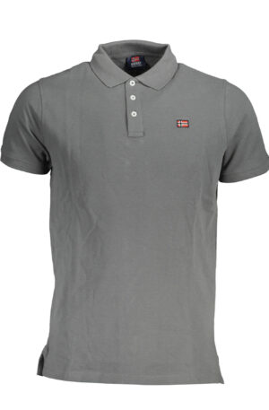 NORWAY 1963 POLO MANICHE CORTE UOMO GRIGIO