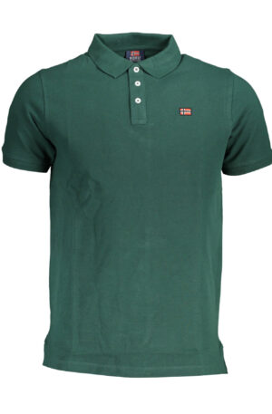 NORWAY 1963 POLO MANICHE CORTE UOMO VERDE