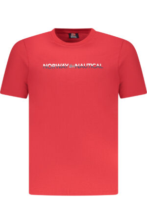NORWAY 1963 T-SHIRT MANICHE CORTE UOMO ROSSO