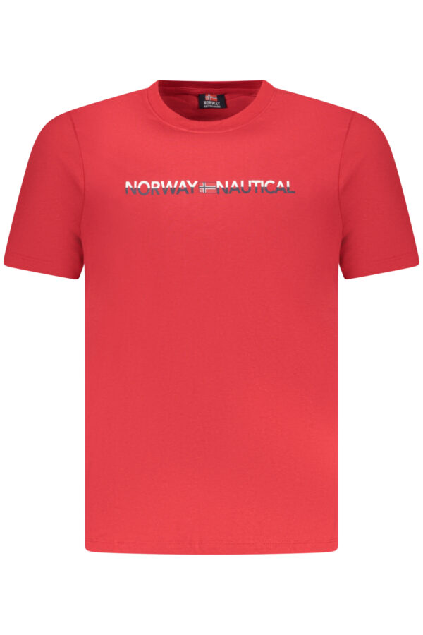 NORWAY 1963 T-SHIRT MANICHE CORTE UOMO ROSSO