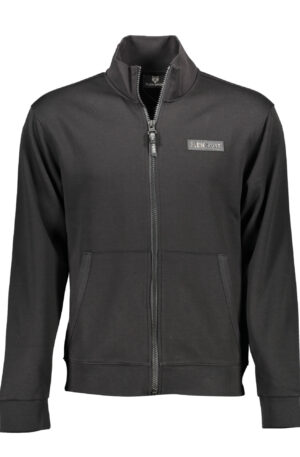 PLEIN SPORT FELPA CON ZIP UOMO NERO
