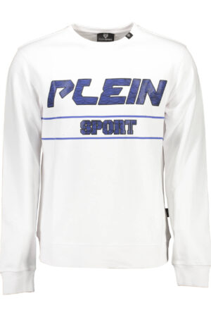 PLEIN SPORT FELPA SENZA ZIP UOMO BIANCO