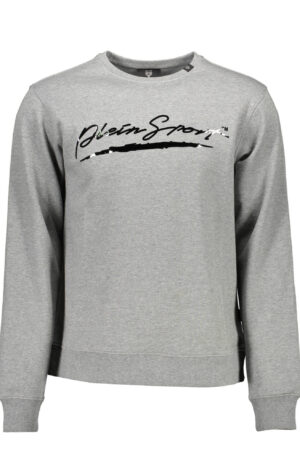 PLEIN SPORT FELPA SENZA ZIP UOMO GRIGIO