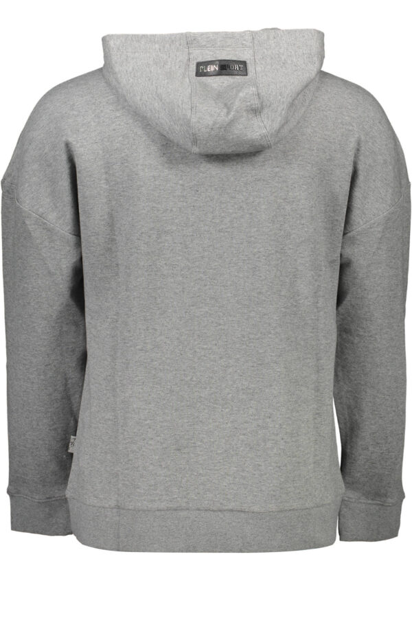 PLEIN SPORT FELPA SENZA ZIP UOMO GRIGIO - immagine 2