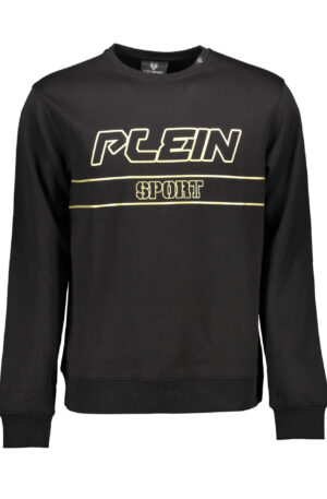 PLEIN SPORT FELPA SENZA ZIP UOMO NERO