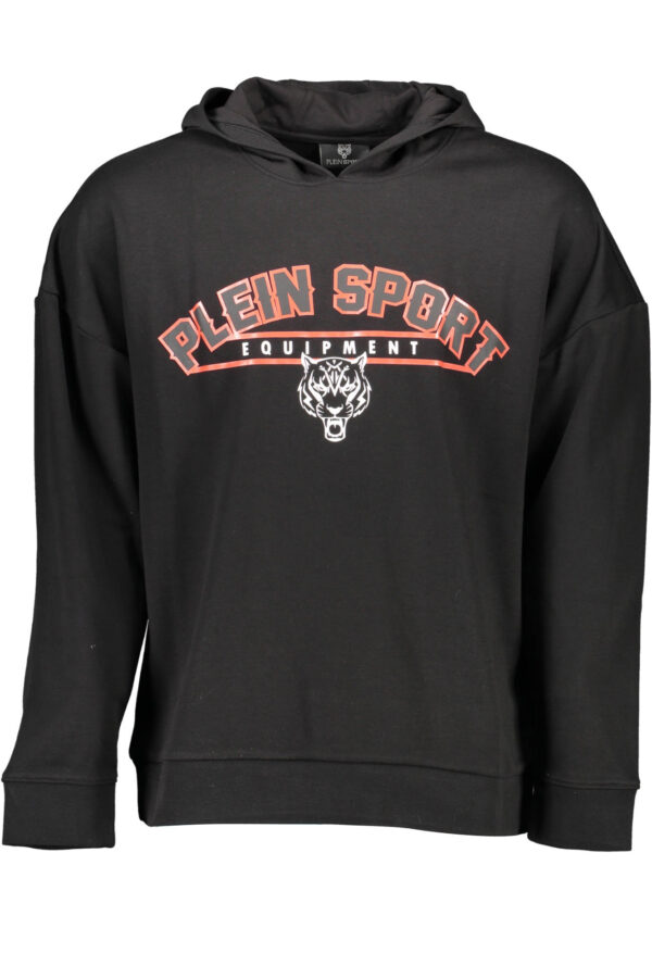 PLEIN SPORT FELPA SENZA ZIP UOMO NERO