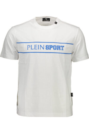 PLEIN SPORT T-SHIRT MANICHE CORTE UOMO BIANCO