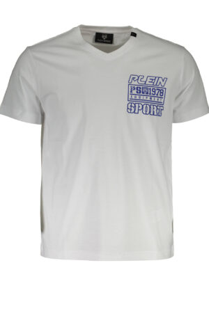 PLEIN SPORT T-SHIRT MANICHE CORTE UOMO BIANCO