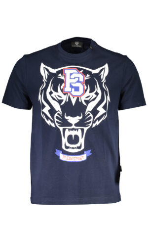PLEIN SPORT T-SHIRT MANICHE CORTE UOMO BLU