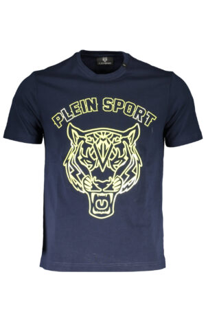 PLEIN SPORT T-SHIRT MANICHE CORTE UOMO BLU