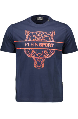 PLEIN SPORT T-SHIRT MANICHE CORTE UOMO BLU