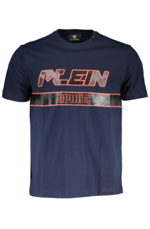 PLEIN SPORT T-SHIRT MANICHE CORTE UOMO BLU