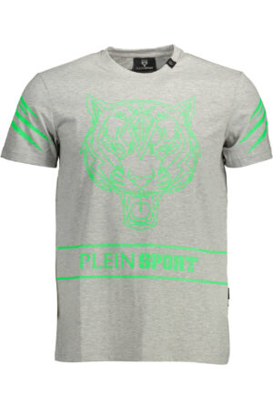 PLEIN SPORT T-SHIRT MANICHE CORTE UOMO GRIGIO