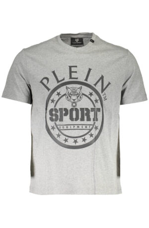 PLEIN SPORT T-SHIRT MANICHE CORTE UOMO GRIGIO