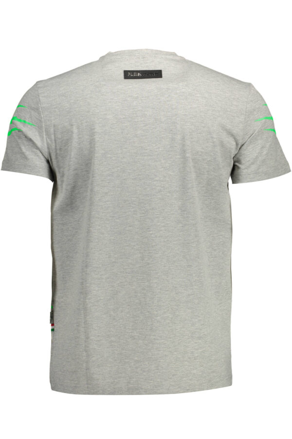 PLEIN SPORT T-SHIRT MANICHE CORTE UOMO GRIGIO - immagine 2