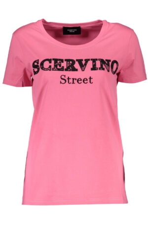 SCERVINO STREET T-SHIRT MANICHE CORTE DONNA ROSA