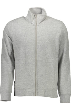SUPERDRY FELPA CON ZIP UOMO GRIGIO