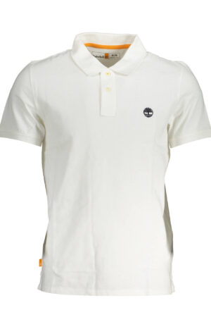 TIMBERLAND POLO MANICHE CORTE UOMO BIANCO
