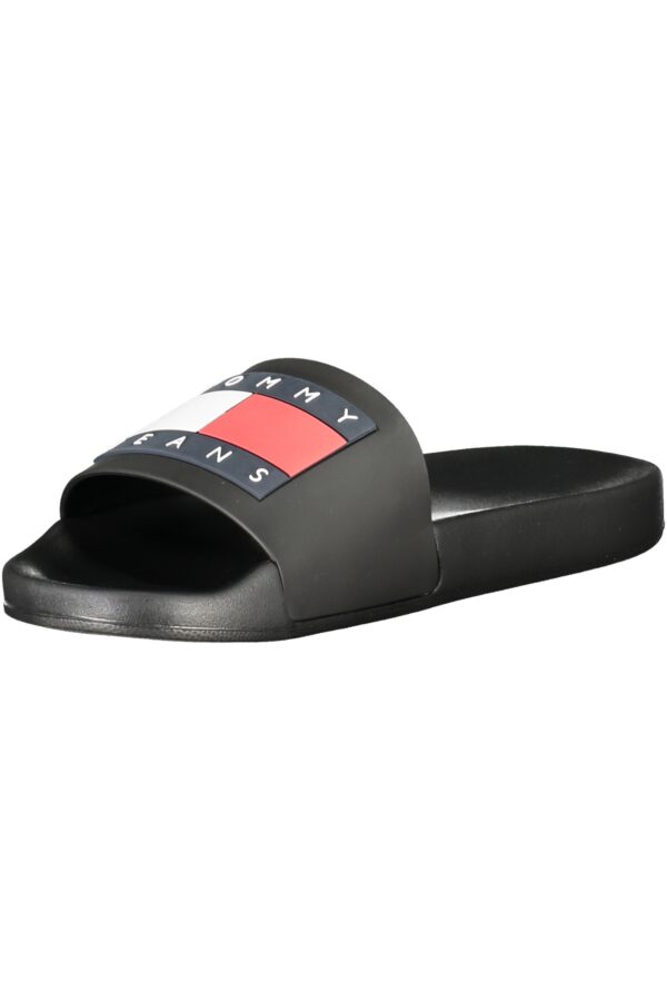 TOMMY HILFIGER CALZATURA CIABATTA UOMO NERO - immagine 3