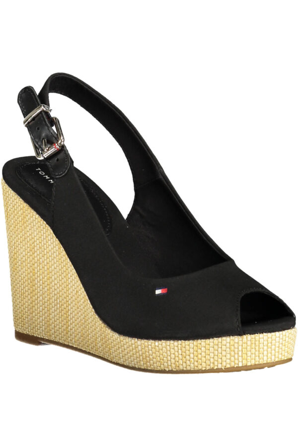 TOMMY HILFIGER CALZATURA SANDALO DONNA NERO - immagine 3