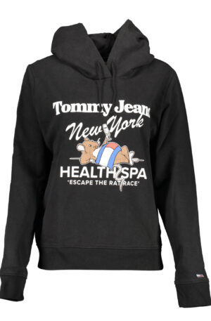 TOMMY HILFIGER FELPA SENZA ZIP DONNA NERO