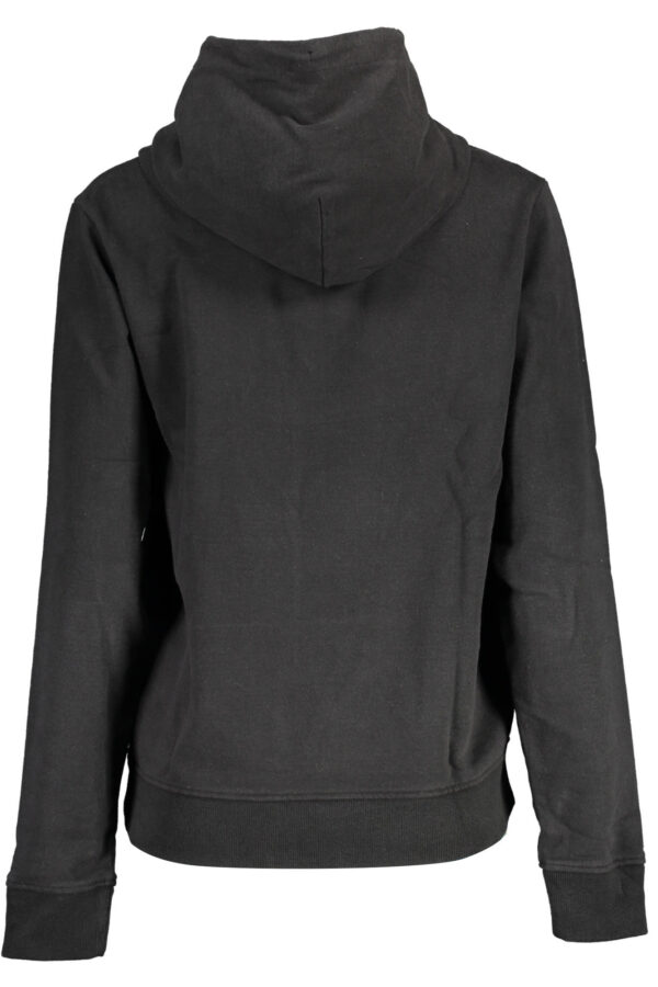 TOMMY HILFIGER FELPA SENZA ZIP DONNA NERO - immagine 2