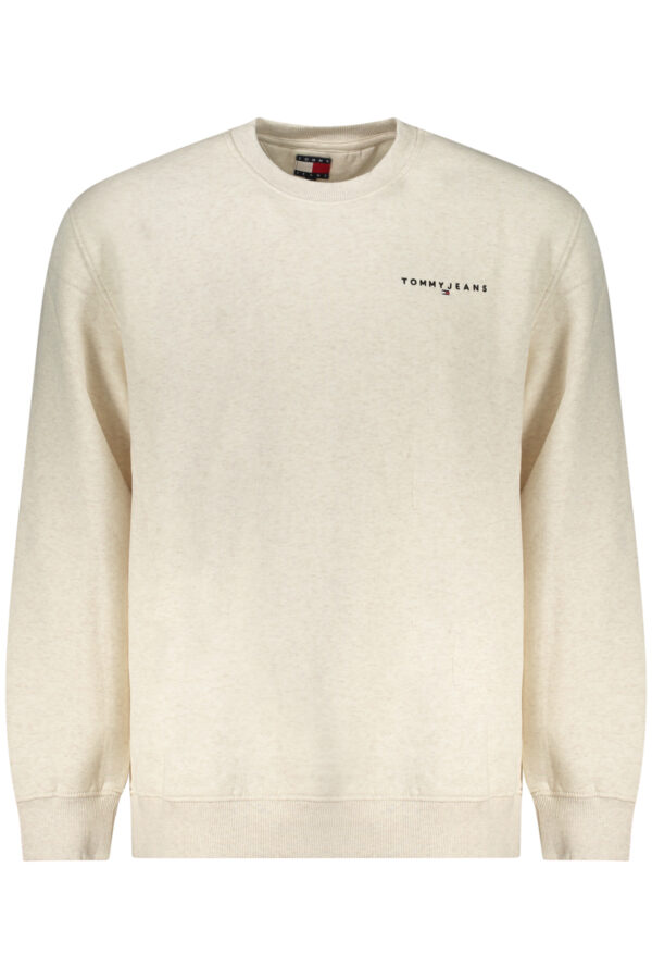 TOMMY HILFIGER FELPA SENZA ZIP UOMO BEIGE