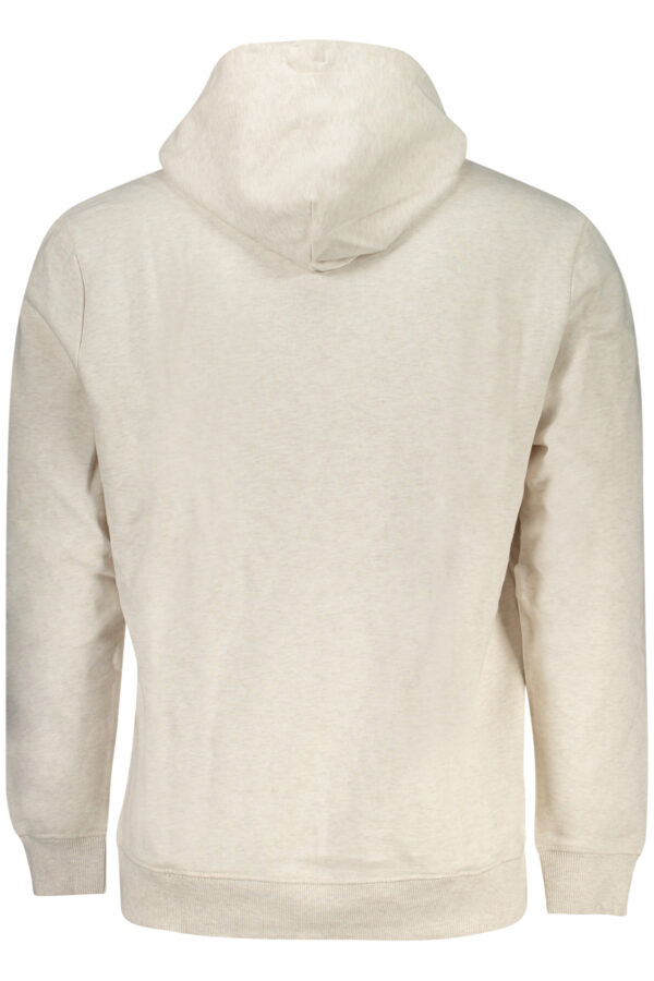 TOMMY HILFIGER FELPA SENZA ZIP UOMO BEIGE - immagine 2