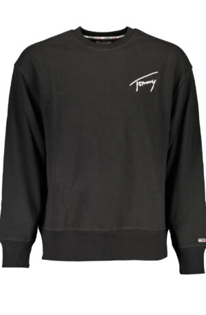 TOMMY HILFIGER FELPA SENZA ZIP UOMO NERO