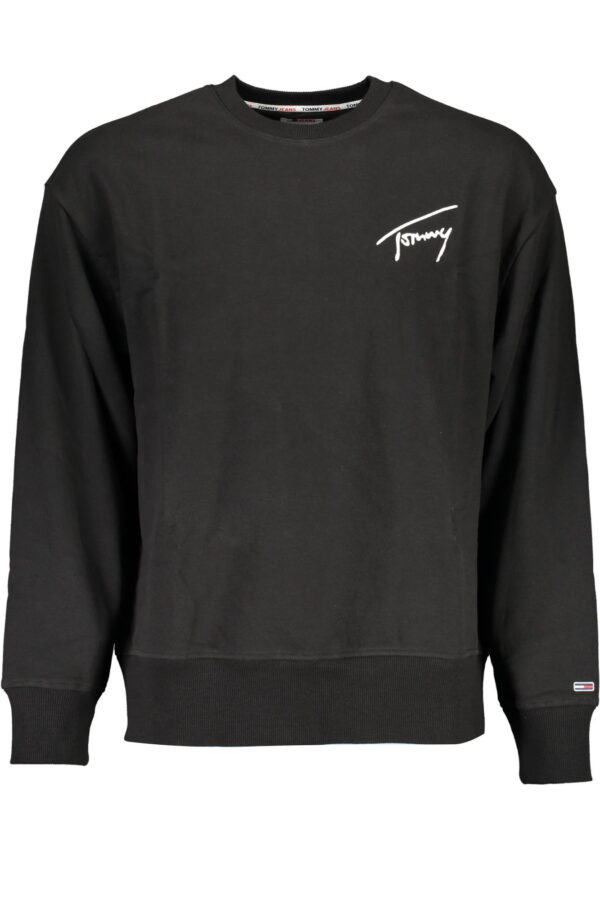 TOMMY HILFIGER FELPA SENZA ZIP UOMO NERO