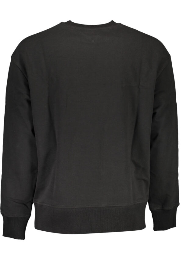 TOMMY HILFIGER FELPA SENZA ZIP UOMO NERO - immagine 2